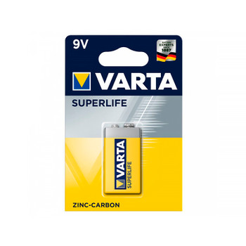 Батарейка Varta Superlife 9V крона 1 шт в блистере