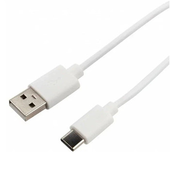 Кабель Rexant USB-A – Type-C, 2,1A,1м ПВХ белый