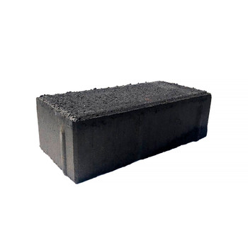 Брусчатка кирпичик графит с крошкой 200x100x60 мм