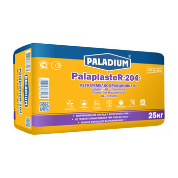 Штукатурка цементная Paladium PalaplasteR-204 25 кг