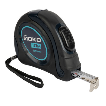 Рулетка 10мх25мм автостоп Йоко