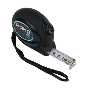 Рулетка 5мх19мм автостоп, магнитный зацеп Йоко