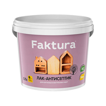 Лак акриловый Faktura золотой дуб 0,9 л