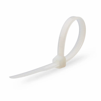 Изображение товара Нейлоновый хомут-стяжка 4х200 мм белый 100 шт Fortisflex