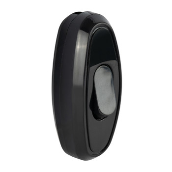 Изображение товара Переключатель бра на шнур черный Universal одноклавишный