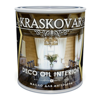 Масло для стен внутри помещения Kraskovar палисандр 0,75 л