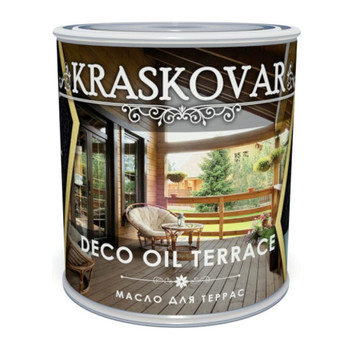 Масло для террас Kraskovar графит 0,75 л