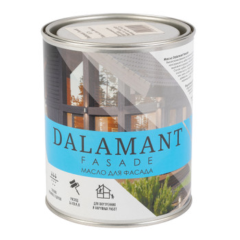 Масло для фасада Dalamant бесцветное матовое 0,7л