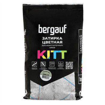 Затирка цементная Bergauf Kitt серая 25 кг