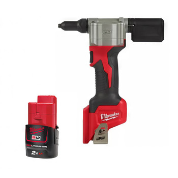 Заклепочник аккумуляторный Milwaukee M12 BPRT-201X 12В 2 Ач