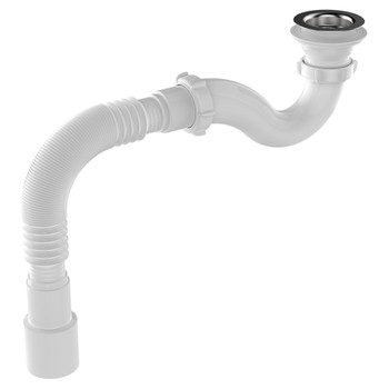 Изображение товара Сифон для душевого поддона 1 1/2"х40 Aquant с выходом 40/50