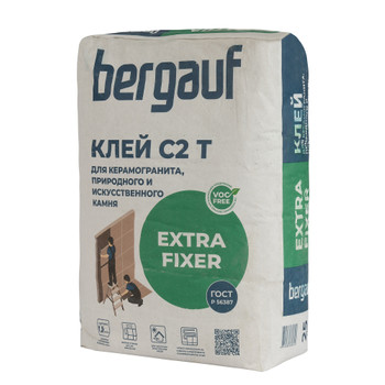 Изображение товара Клей для плитки Bergauf Extra Fixer C2T 25 кг для внутренних и внешних работ
