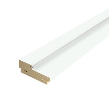 Коробка дверная телескопическая Velldoris Flat Lux 3D 80х38х2100мм эмалит белый