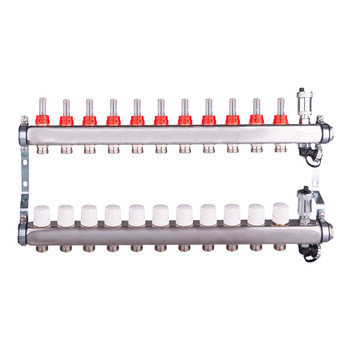 Коллекторная группа Aqualink 1" на 11 выходов с расходомерами