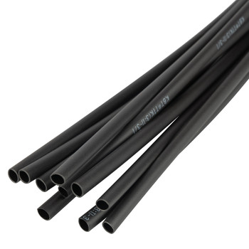 Трубка термоусадочная клеевая 3/1мм 10см черная 10шт КВТ