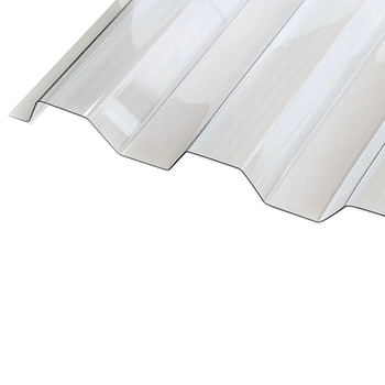 Поликарбонат профилированный МП/С-20 0,8 мм 2х1,15 м прозрачный