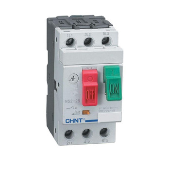 Изображение товара Выключатель автоматический для защиты двигателя CHINT NS2 до 2,5А на Din-рейку