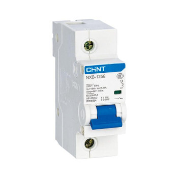 Изображение товара Автоматический выключатель CHINT NXB-125 1 полюс 125А защита сети
