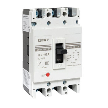 Изображение товара Выключатель автоматический трехполюсный 100/100А 35кА EKF
