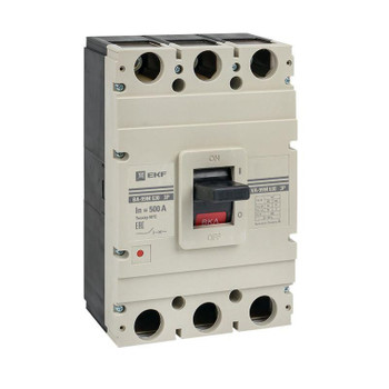 Изображение товара Трехполюсный автоматический выключатель EKF PROxima 630/500А 50кА
