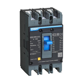 Изображение товара Автоматический трехполюсный выключатель CHINT 63А 690В NXM-125S - надежная защита электросетей