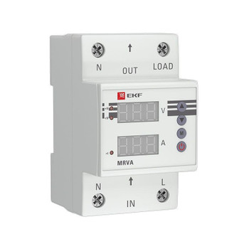 Реле напряжения и тока MRVA-50А с дисплеем PROxima EKF