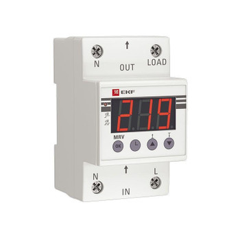 Изображение товара Реле напряжения MRV-40А с дисплеем PROxima EKF для защиты техники