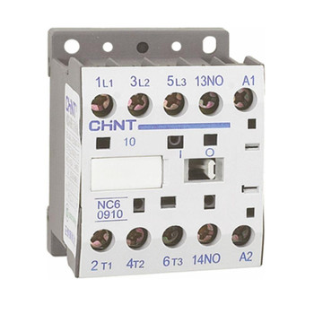 Изображение товара Контактор CHINT NC6-0910 AC 1НО 9А 24В - надежное промышленное управляющее устройство