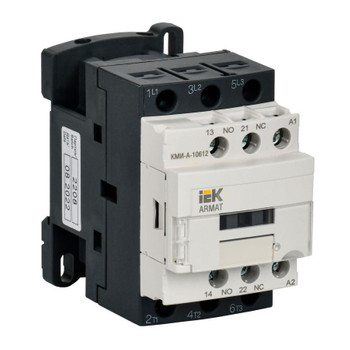 Контактор КМИ-А-10612 LC1D AC3 1НО+1НЗ 6А 230В IEK