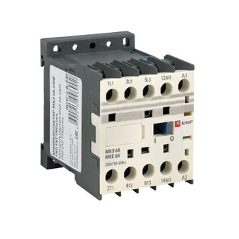 Мини-контактор МКЭ AC 1НО 6А 230В PROxima EKF