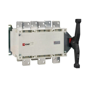 Рубильник-переключатель трехполюсный PowerSwitch 1000А с рукояткой PROxima EKF