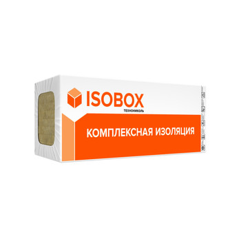 Утеплитель Isobox Вент 80кг/м3 1200х600х50 мм 6 шт/уп