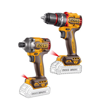 Шуруповерт и винтоверт ударный Ingco  CKLI20277 набор