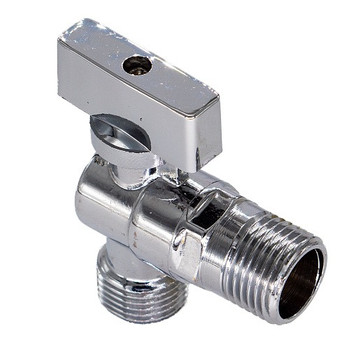 Кран шаровый угловой НР 1/2"х1/2" с отражателем СТМ