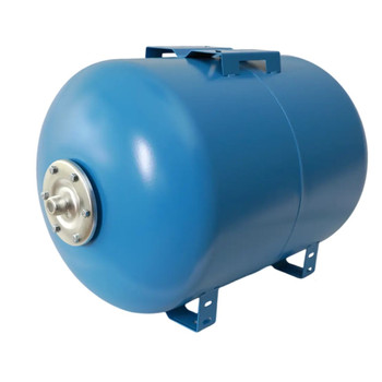 Бак расширительный для водоснабжения 100л горизонтальный синий Unipump