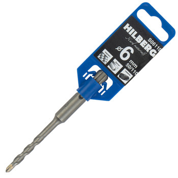 Изображение товара Бур SDS+ 6х50/110мм Hilberg для бетона камня кирпича ударное сверло