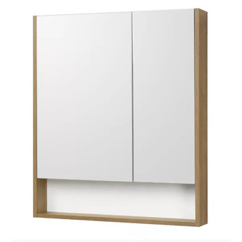 Изображение товара Зеркало шкаф Акватон Сканди 70 белый дуб рустикальный стильный функциональный
