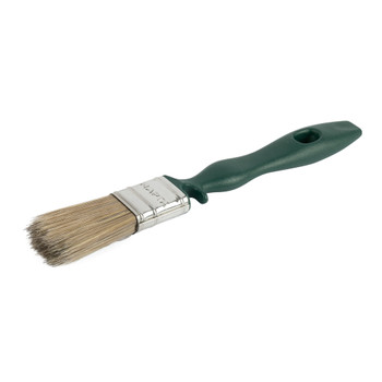 Кисть 25мм для пропиток по дереву и масел искусственная щетина, пластиковая ручка Марта