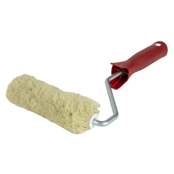 Валик с ручкой 110мм полиакрил для водных красок, ядро 15мм, ворс 18мм, бюгель 6мм Марта