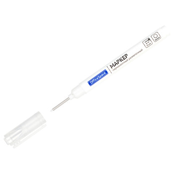 Изображение товара Маркер перманентный разметочный белый 20 мм OfficeSpace
