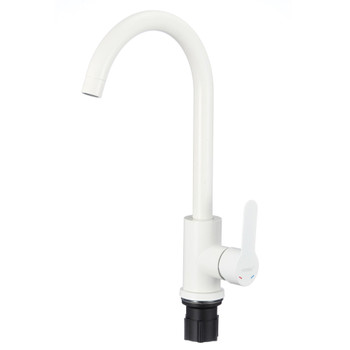 Изображение товара Смеситель для кухни Fmark FS8232W белый с высоким поворотным изливом