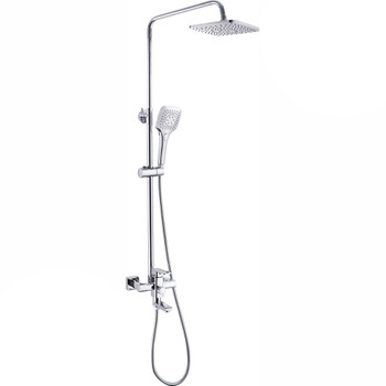 Изображение товара Душевая система с тропическим душем Shevanik S9936 хром Удобство и стиль