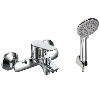 Изображение товара Смеситель для ванны Voda SPO54 хром с коротким изливом и регулировкой