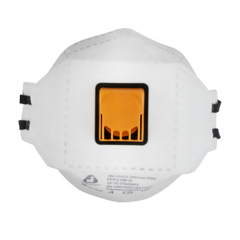 Респиратор с клапаном трехпанельный Jeta Safety FFP2