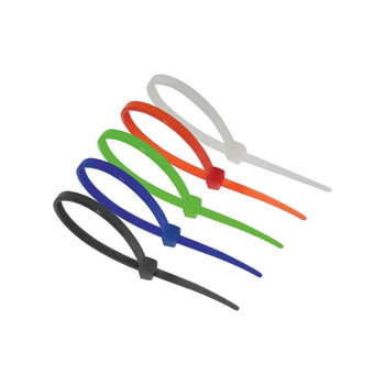 Изображение товара Нейлоновая хомут-стяжка 2,5х100 мм цветная TDM 25 шт