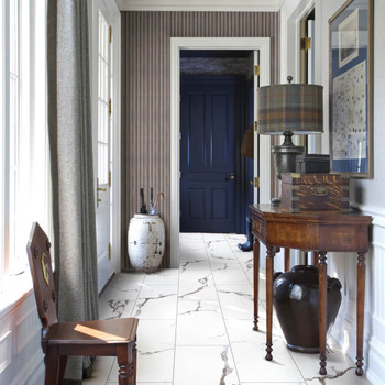 Плитка ПВХ замковая Qvadro Мрамор Кимберли 4мм 42кл с фаской 1,8м²