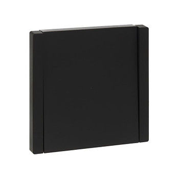 Выключатель одноклавишный с подсветкой Forte&Piano черный IP20 IEK