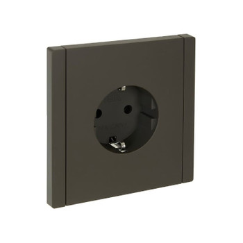 Изображение товара Розетка одноместная с заземлением Forte&Piano IEK IP20 для встраиваемого монтажа
