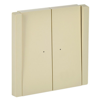 Выключатель двухклавишный с подсветкой Forte&Piano ваниль IP20 IEK