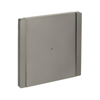 Изображение товара Выключатель одноклавишный с подсветкой Forte&Piano IEK сталь IP20 для встраиваемого монтажа